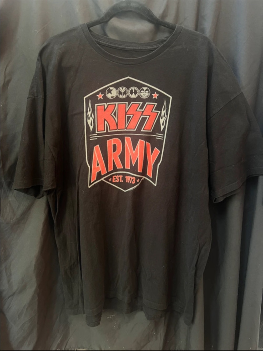 Official KISS Army Est 1973 Graphic T Shirt 2XL